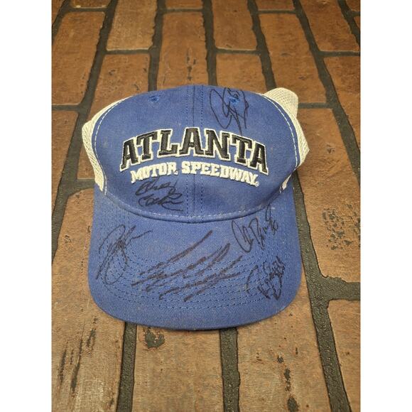 atlanta motor speedway hat Signed By Multiple Drivers - Picture 1 of 2